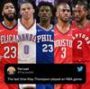 物是人非!美媒晒图:克莱上次打NBA比赛时…