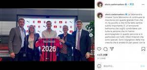 萨勒马科尔斯：蝾螈留下！我很高兴在米兰继续写故事。<p>斗球直播，10月16日讯 米兰官方在不久前官宣同萨勒马科尔斯续约至2026年，球员也在个人社交平台发表了续约感想。</p></p><p>萨勒马科尔斯表示：“蝾螈（Salamandra，和萨勒马科尔斯的名字很相近，是意大利球迷对他的昵称）留下！我很高兴在这个伟大的俱乐部继续写我的故事。我第一次受到热烈的欢迎，很快就感到自己受到了重视。”</p><p>这是美好的感情，想和我一起来的人们，特别是米兰的粉丝们分享。我为自己和球队携手获得的成长感到骄傲。目前目标不变:训练、成长、胜利！米兰加油！</p></p></p></p></p></p></p></p></p></p></p></p></p></p></p></p></p></p></p></p></p></p></p></p></p<p>(richard)</p>                    </div>
                    <div class=