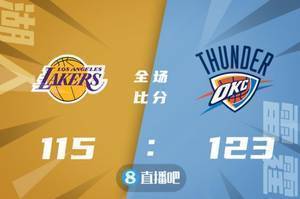 🏀亚历山大27 9 浓眉30 8 威少20 14 13 湖人遭雷霆26分逆转